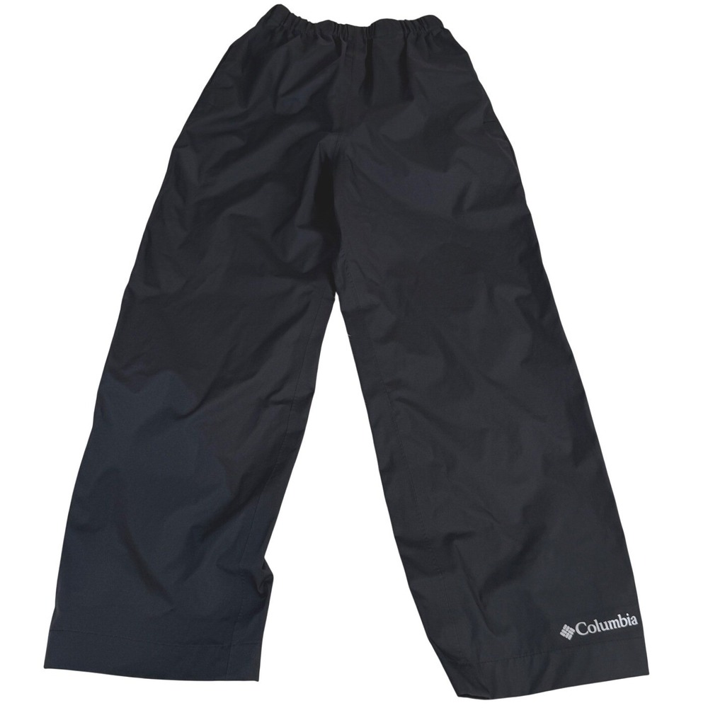 Columbia Kids XS 6/7 Black Omni-Tech Waterproof Breathable Rain Pants Outdoor